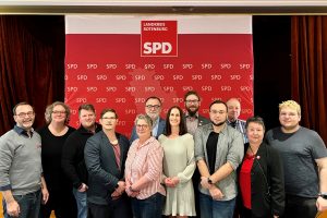Der neue Unterbezirksvorstand der SPD wurde am 22. April 2023 in Scheeßel gewählt (nicht im Bild: Joy Rosenberg)